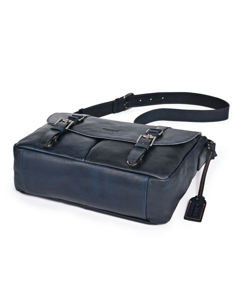 Moonlight Leather Messenger Bag