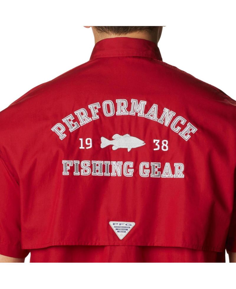 Men's Crimson Alabama Crimson Tide Bonehead Button-Up Shirt