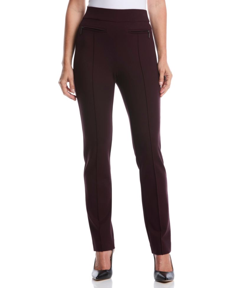Petite Ponte Slim Leg Pants