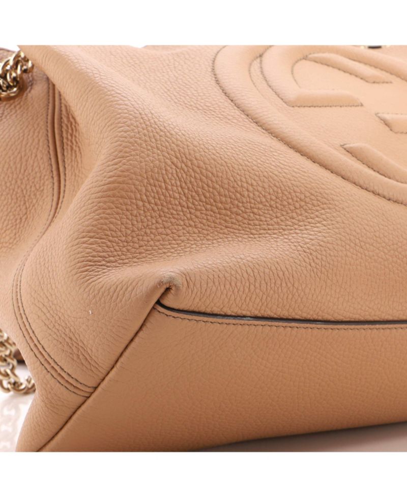Medium Soho Chain Strap Shoulder Bag Leather