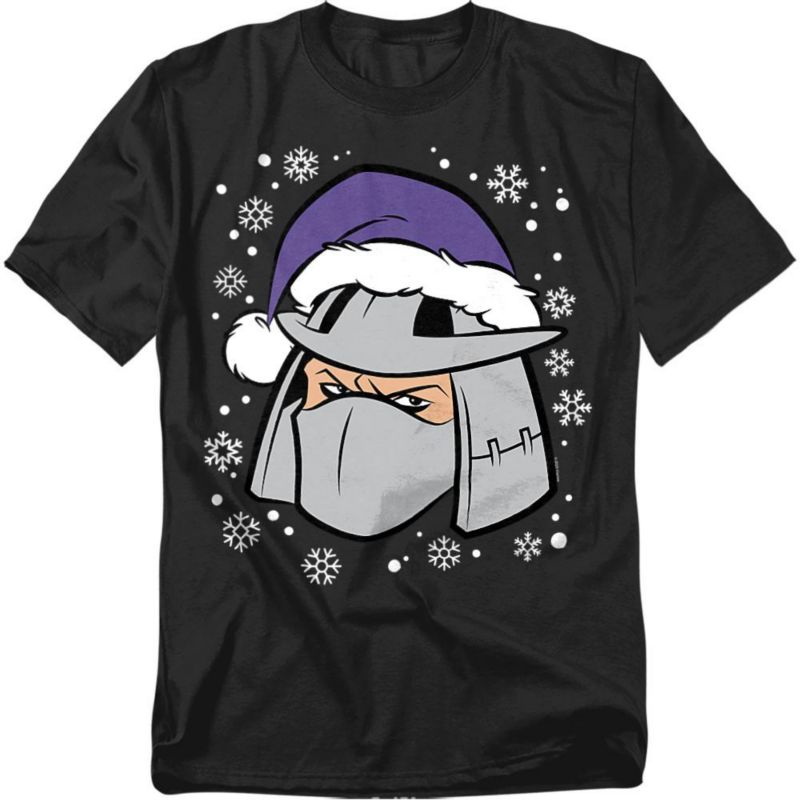 Men's TMNT Shredder Christmas Hat T-Shirt