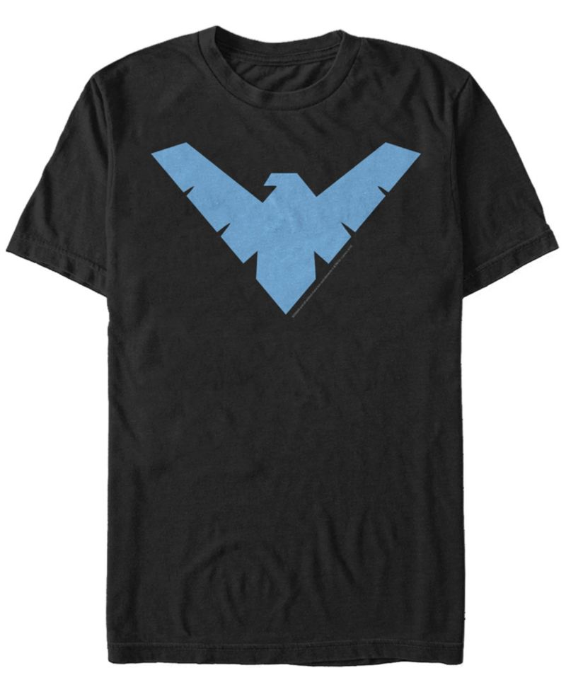 DC Men's Batman Nightwing Logo Short Sleeve T-Shirt