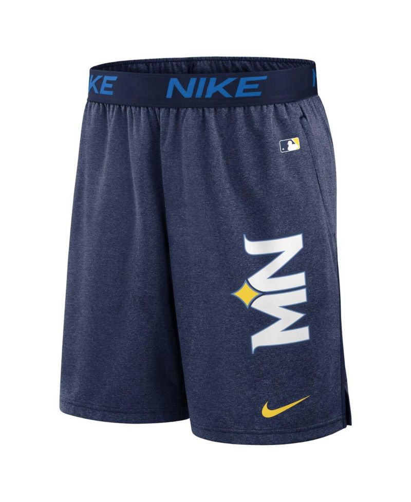 Men's Navy Minnesota Twins 2024 City Connect Authentic Collection Practice Performance Shorts