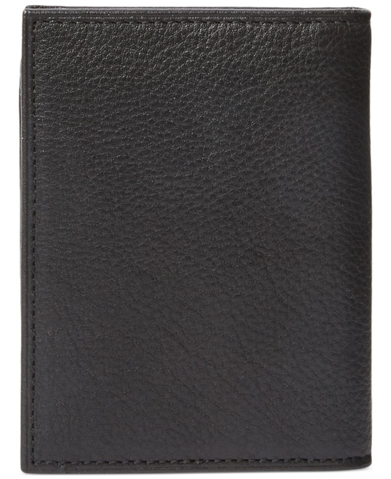 Men's Pebbled Leather Billfold
