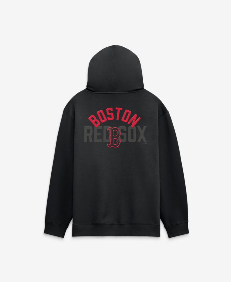 Men's Boston Red Sox Black Out Fleece Hoodie