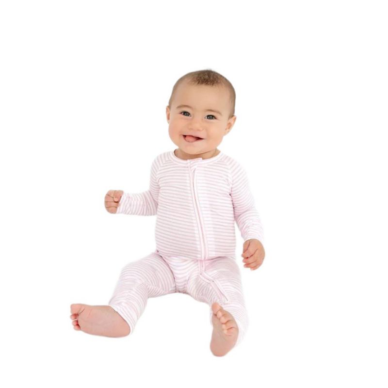Baby Girls Ballet Stripe Bamboo Sleeper