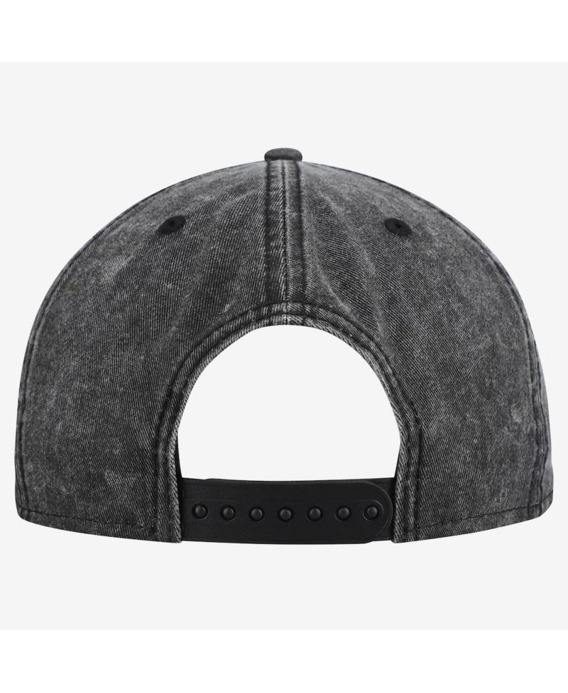 Men's Black Minnesota Timberwolves Washed Tonal 9FIFTY Snapback Hat