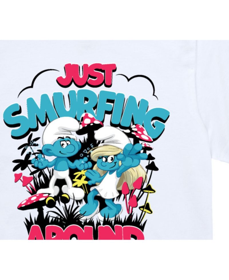 Big Boys Just Smurfing Around Graphic T-Shirt