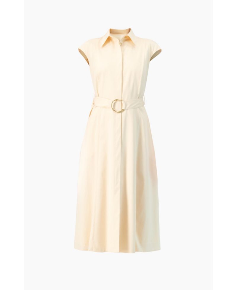 Women's Midi Wide Shirt Dress