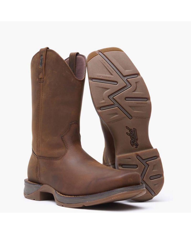 Men's Rebel by Brown Pull-On Western Boot