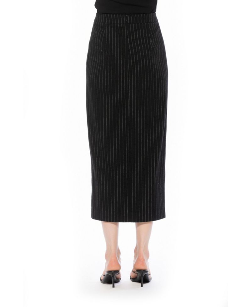 Women's Onyx Striped Skirt