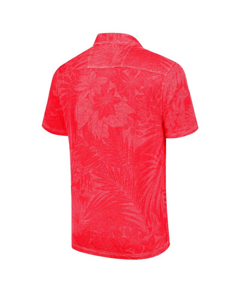 Men's Crimson Alabama Crimson Tide Sport Santiago Paradise Polo Shirt