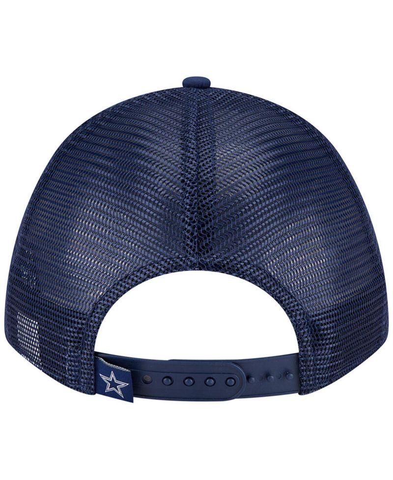 Men's Navy Dallas Cowboys Active Minimalist M-Crown A-Frame 9FORTY Adjustable Hat