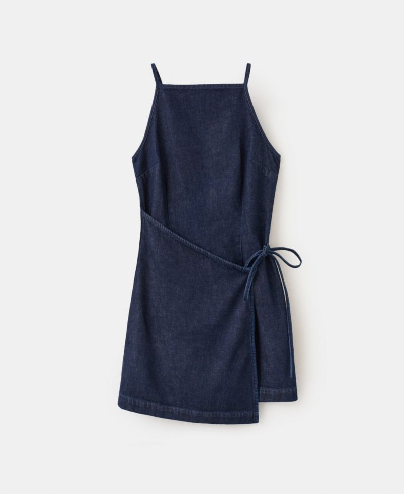 Women's Straps And Bow Detail Dress
