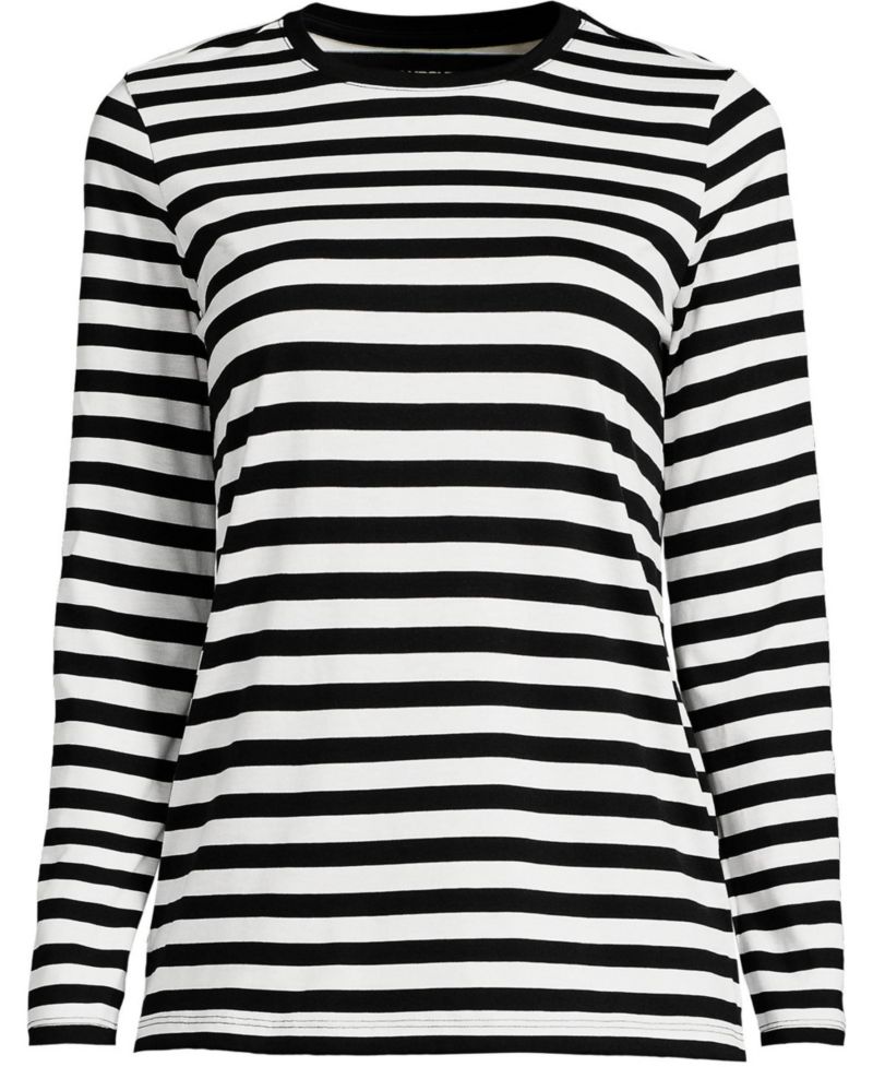 Women's Supima Cotton Long Sleeve Crewneck T-Shirt