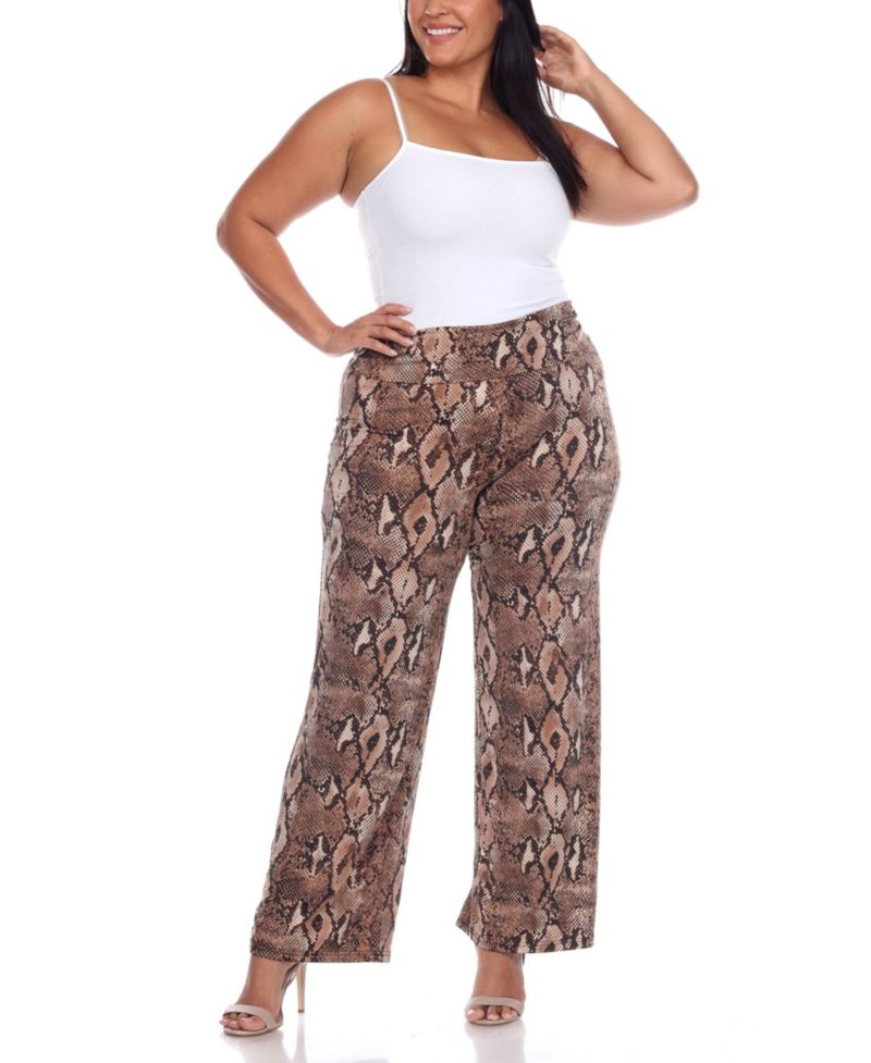 Plus Size Printed Palazzo Pants