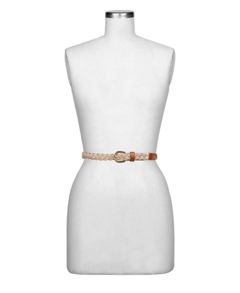 Istres Rope and Leather Braided Belt