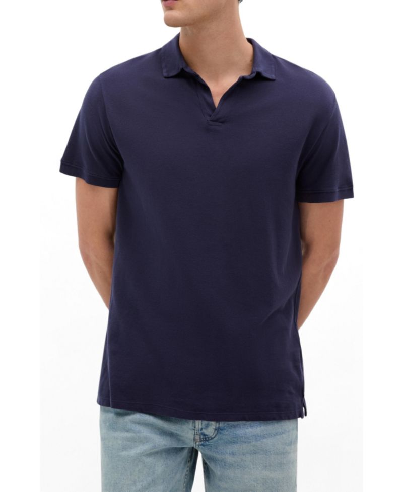 Men's Cotton Pique Short-Sleeve Polo Shirt