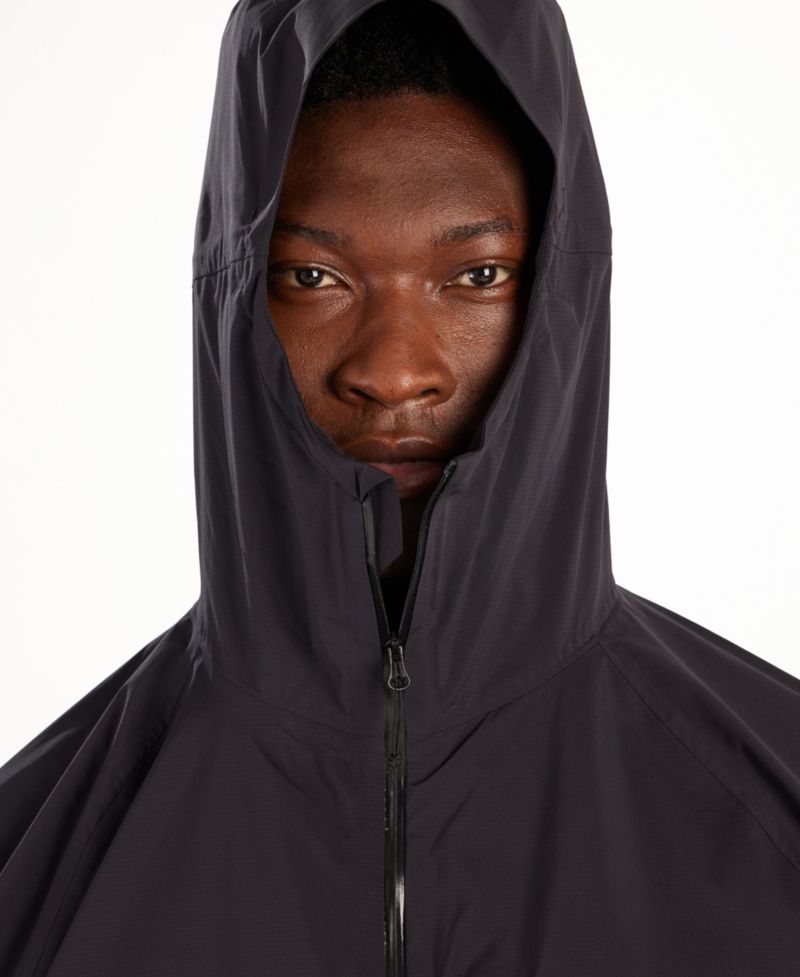 Men's Superalloy Hooded Packable Rain Jacket
