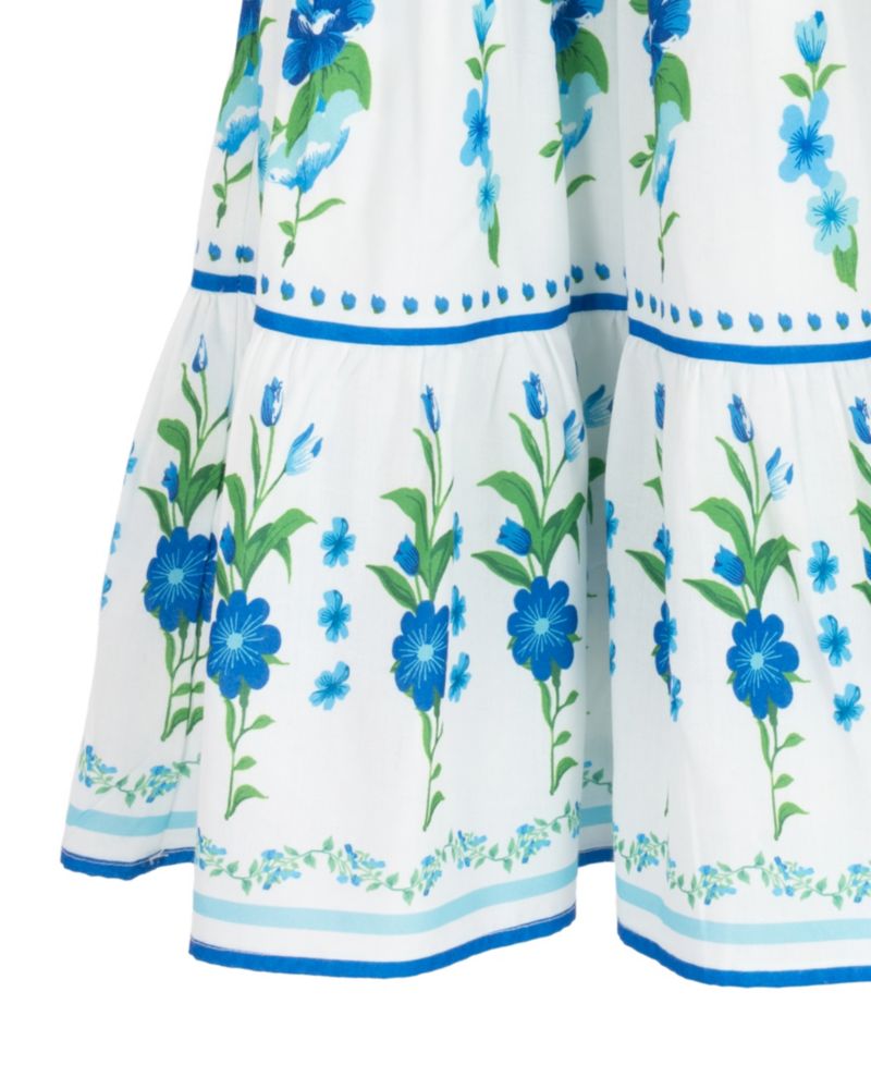 Girls' 2T-6X Placement Print Woven Dress