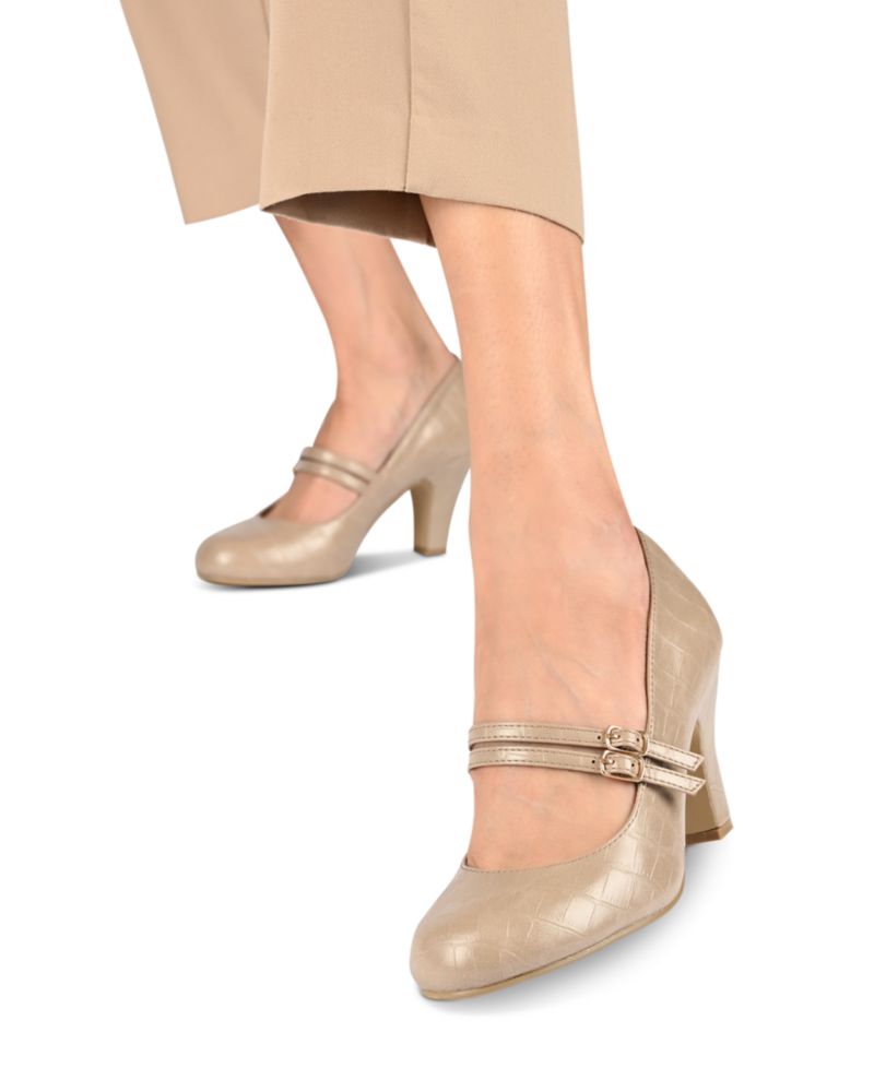Women's Windy Double Strap Mary Jane Pumps