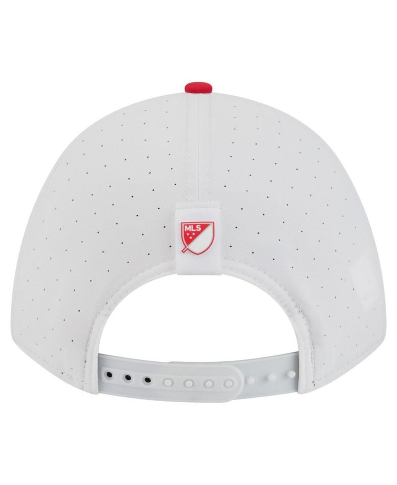 Men's White New York Red Bulls 2026 MLS Kick Off 9FORTY M-Crown A-Frame Adjustable Hat
