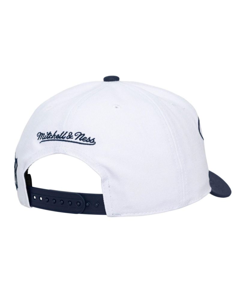 Men's and Women's White/Navy Detroit Tigers XL Script Pro Crown Adjustable Hat