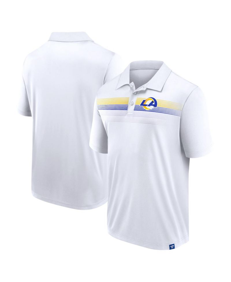 Men's White Los Angeles Rams Big & Tall Sublimated Polo