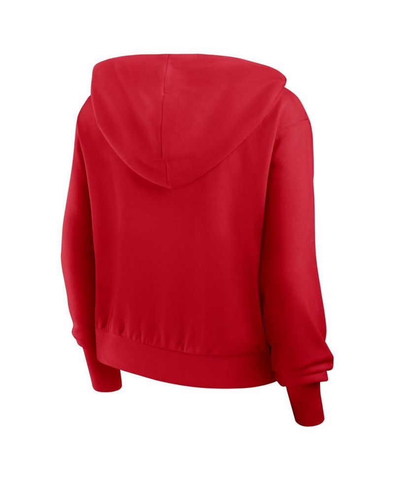 Women's Red Philadelphia Phillies Lightweight Full-Zip Hoodie