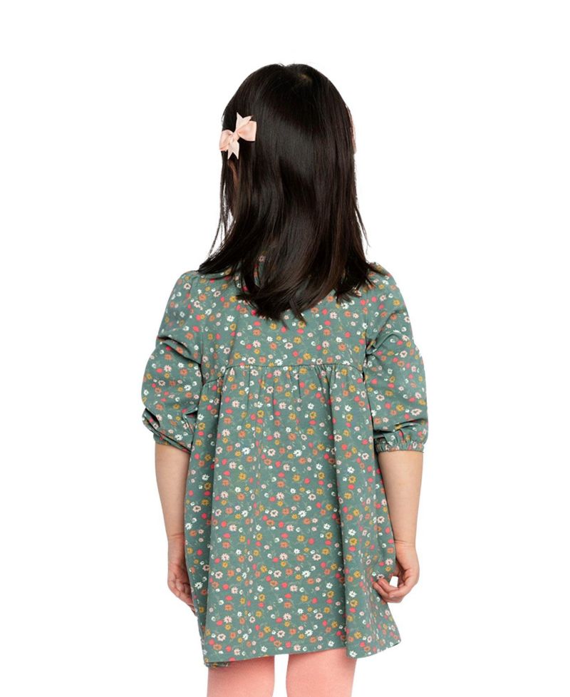 Baby Girls ( 12 M to 24 M ) Cotton Printed Dress Floral Print