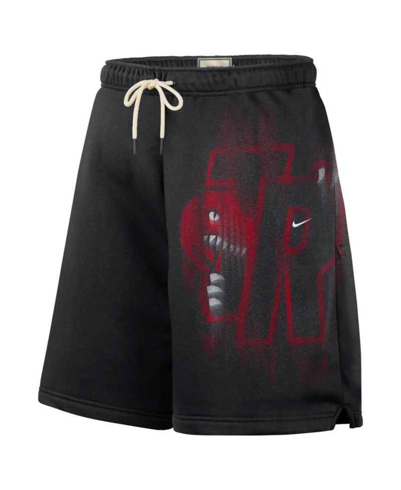 Men's Black Toronto Raptors 2026 Standard Issue Practice Icon Fleece Shorts