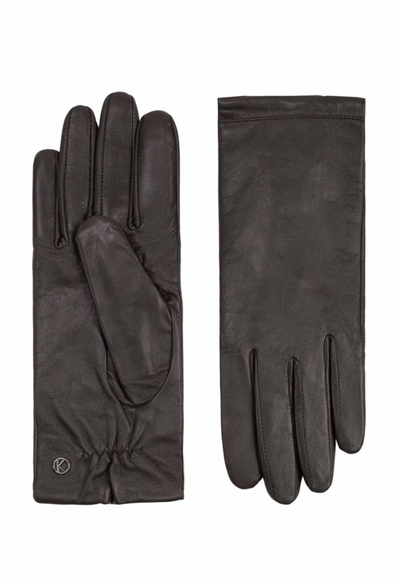 Women`s Premium Lamb Leather Touchscreen Gloves Style Chelsea