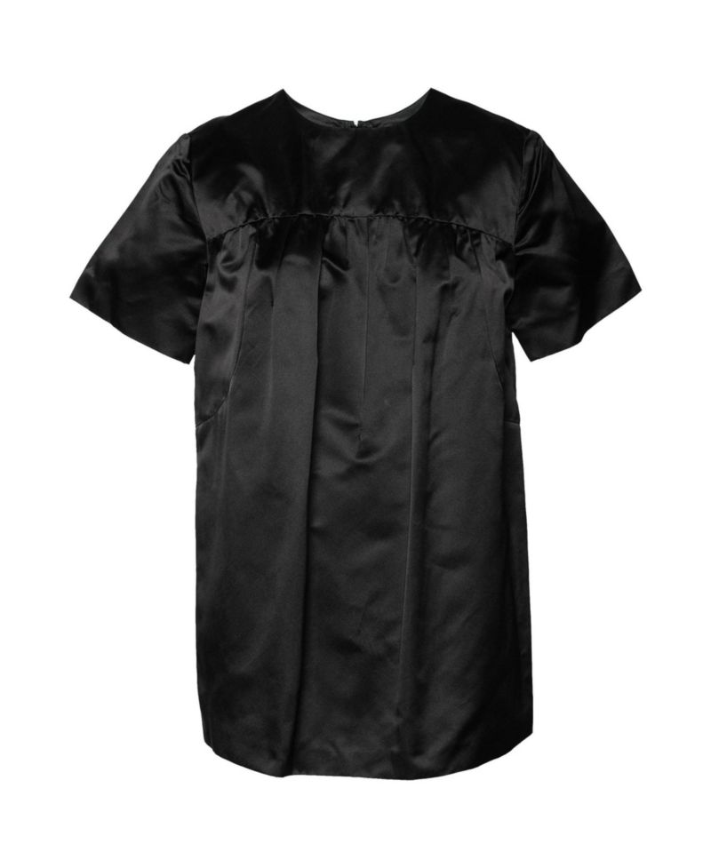 Women's Silk Gathered Yoke Top