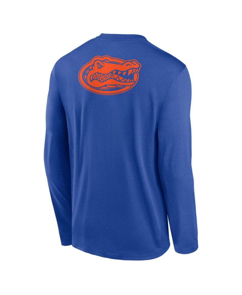 Men's Royal Florida Gators Primetime Campus 2-Hit Legend Long Sleeve T-Shirt