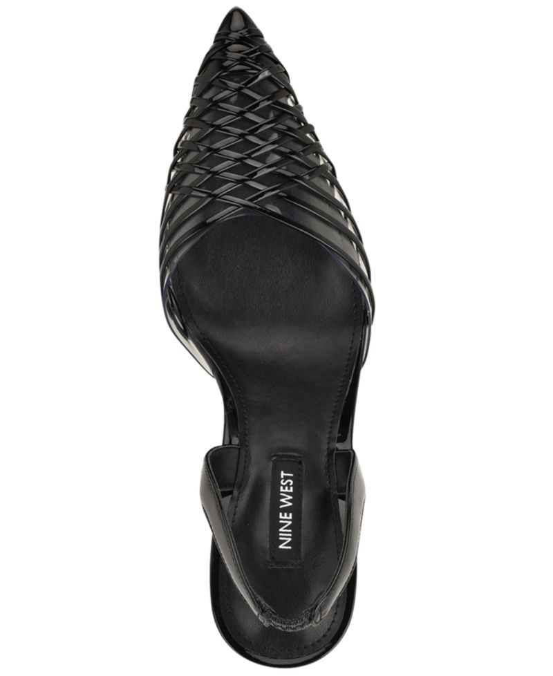 Women's Pemma Woven Slingback Stiletto Pumps