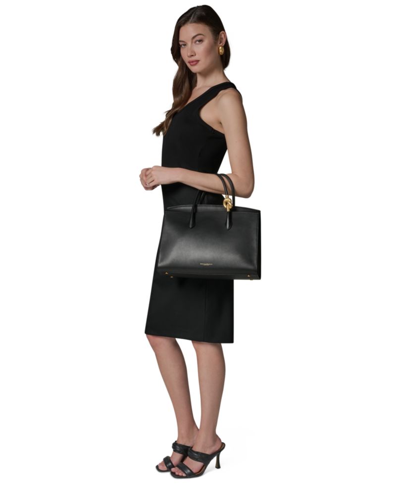Loden Leather Satchel Handbag