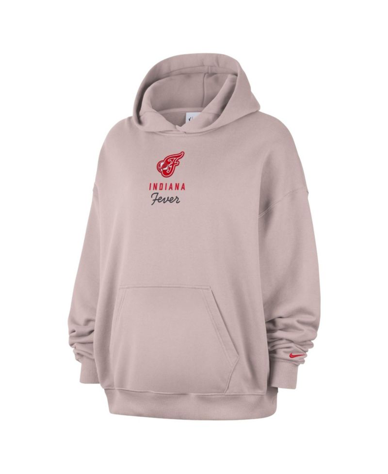 Women's Light Pink Indiana Fever Studio Fleece Hoodie