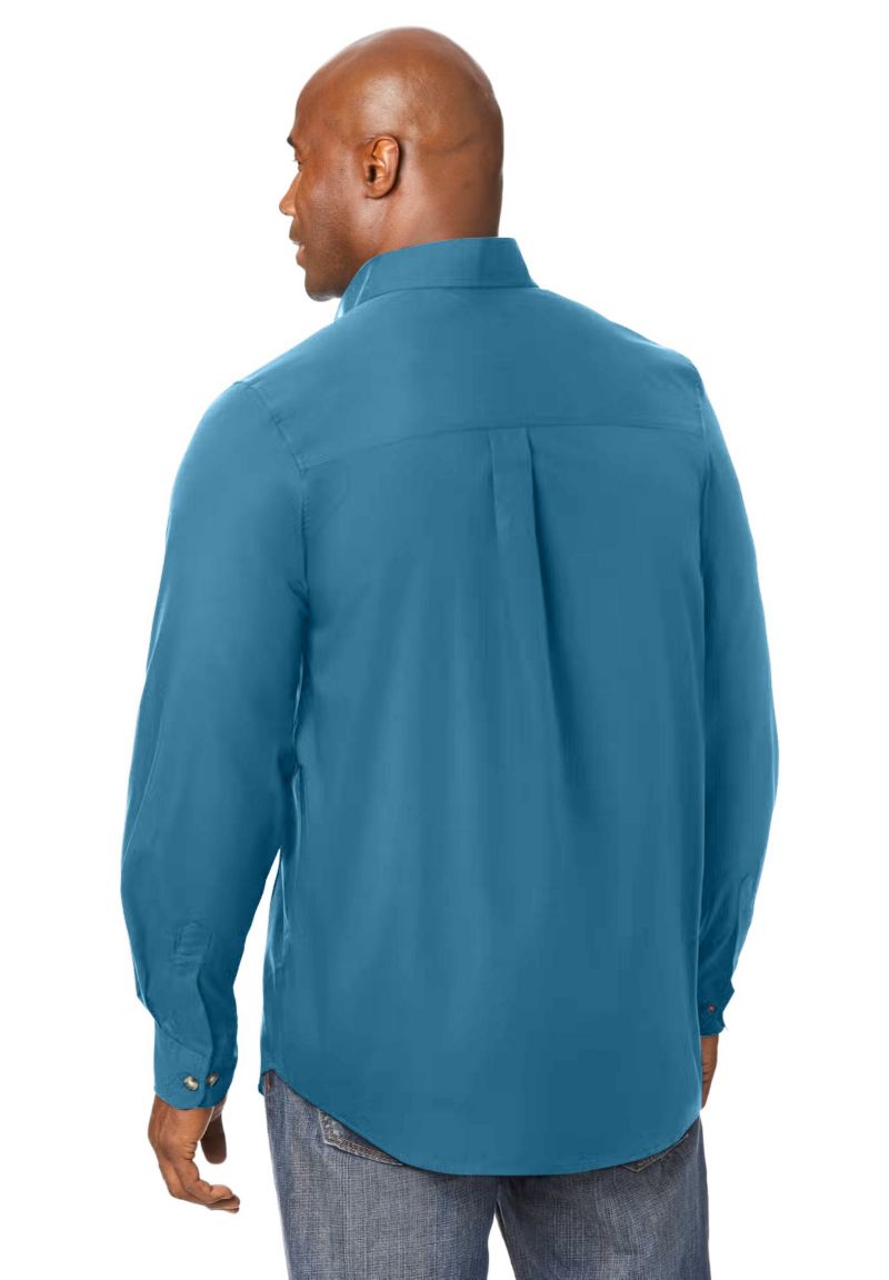 Men's Long Sleeve Wrinkle Free Sport Shirt