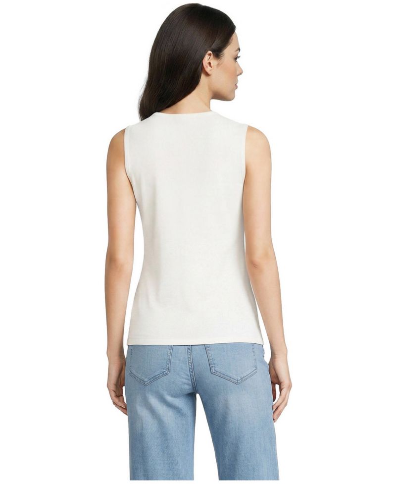 Women's Ribbed Button Tank