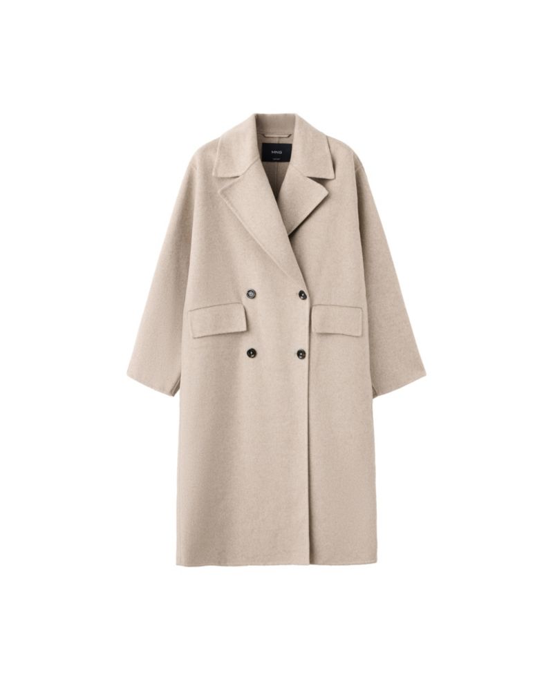 Women's Wool-Blend Double-Breasted Coat