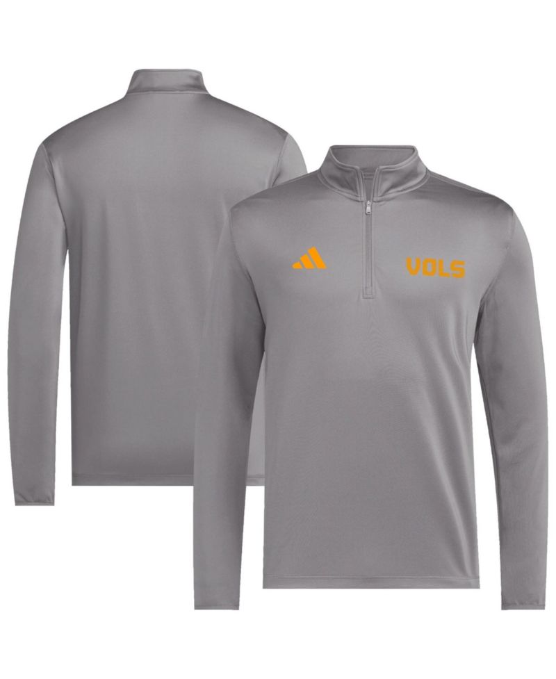Men's Gray Tennessee Volunteers Ultimate365 Cozy Quarter-Zip Sweatshirt