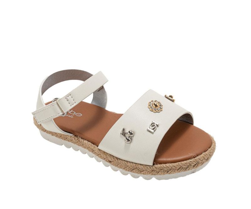 Girls Girl's Fashion Sandals - Dressy Shoes with Playful Charm Details