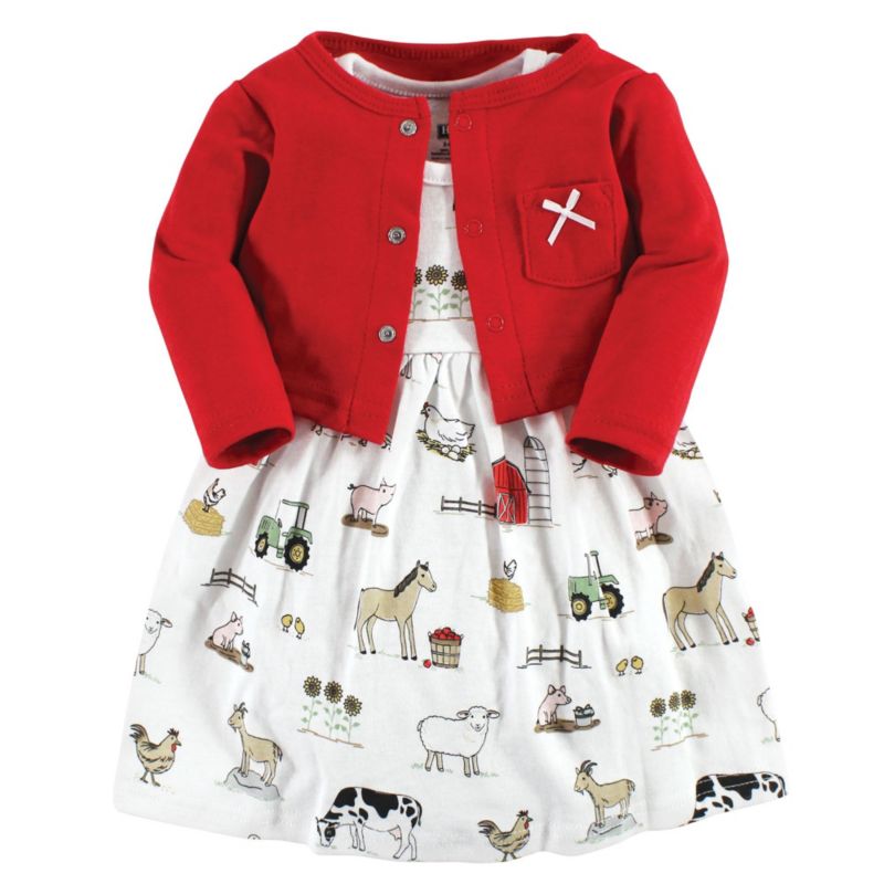 Baby Girls Hudson Essential Cotton Dress and Sweater Collection