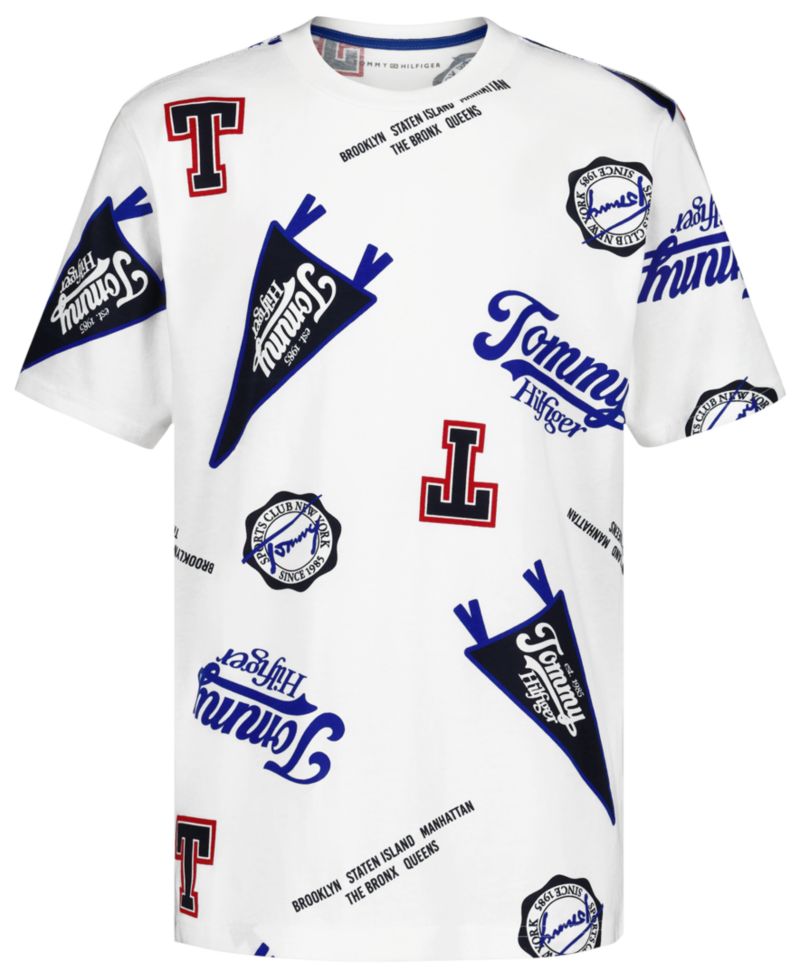 Boys' 8-20 Collegiate AOP Short-Sleeve T-Shirt
