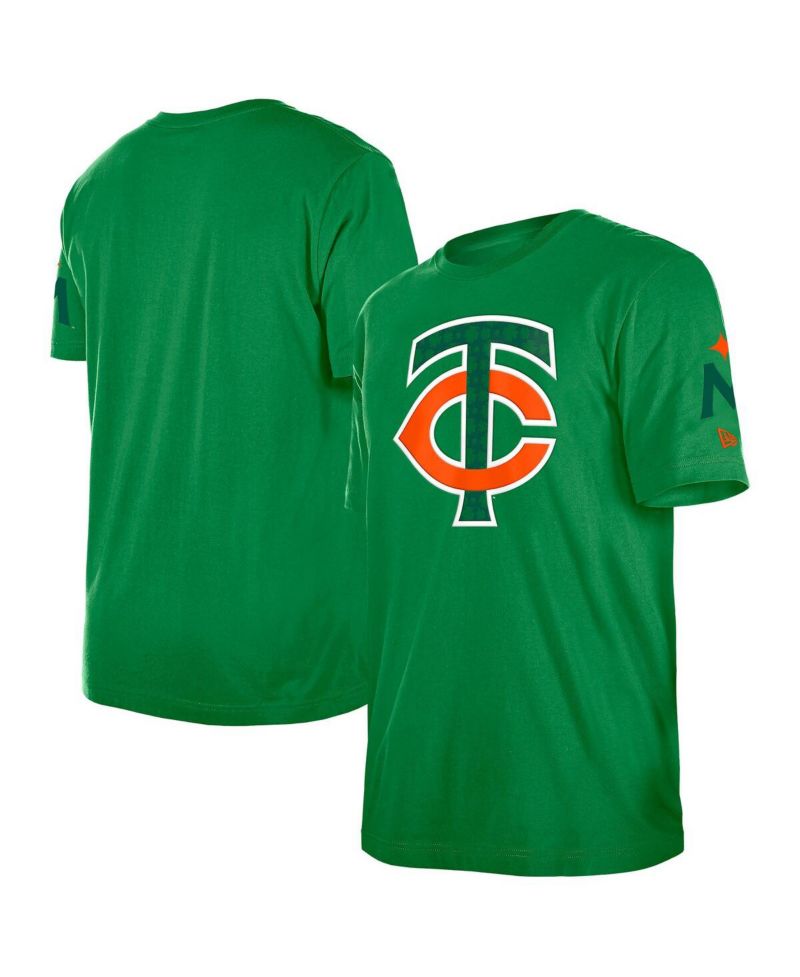Men's Kelly Green Minnesota Twins St. Patrick's Day Shamrock Fill T-Shirt