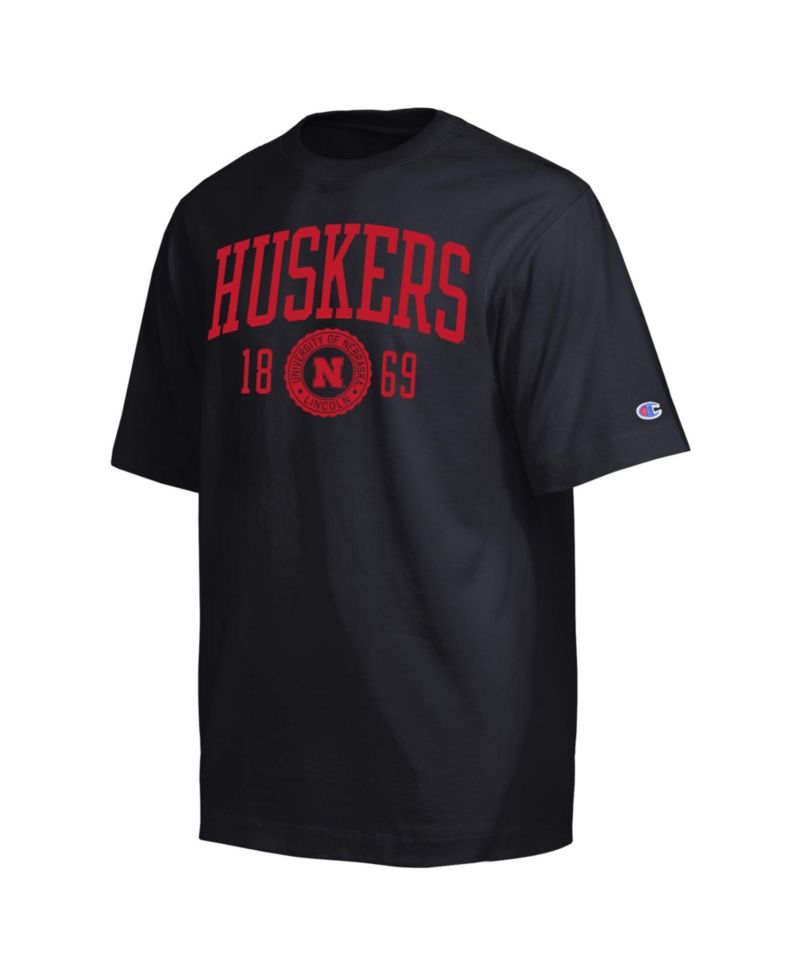 Men's Black Nebraska Huskers Established Tradition Heavyweight T-Shirt