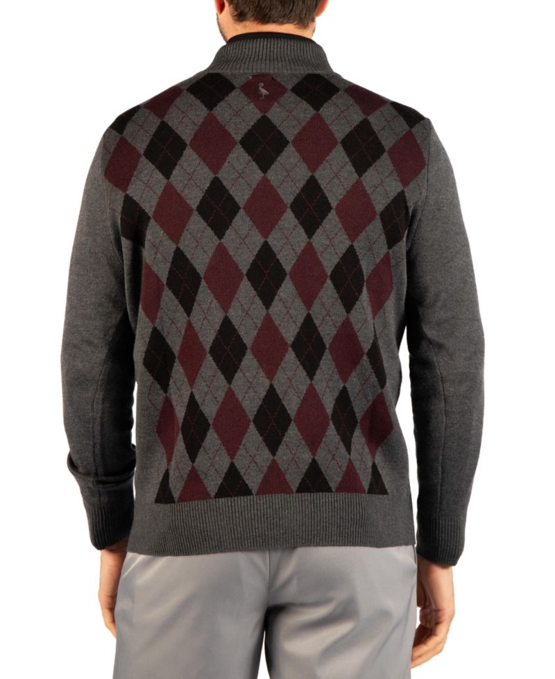 Men's Argyle Quarter Zip