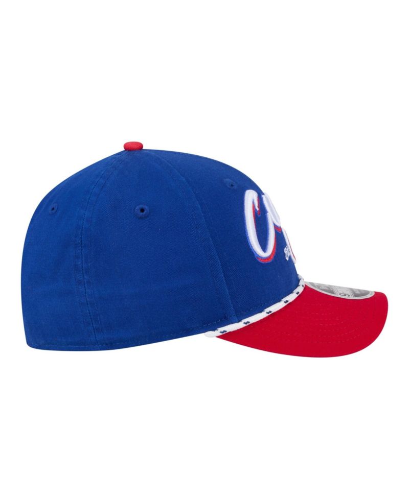 Men's Royal/Red Chicago Cubs Team Loyal 9FORTY M-Crown Adjustable Hat