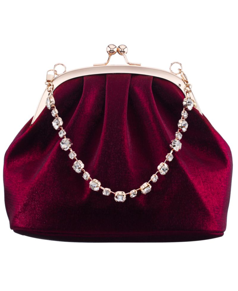 Maura Crystal Vintage Style Mini Frame Handbag