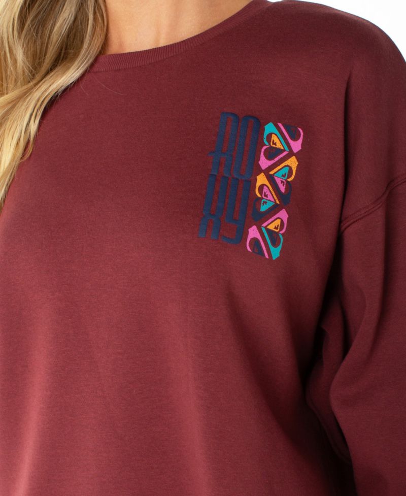 Women's Morning Stroll Oversized Graphic Crewneck Sweatshirt